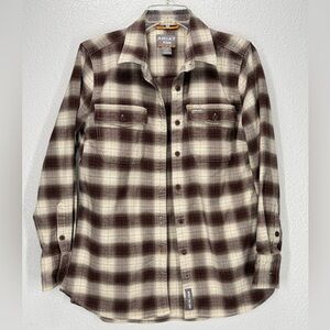 Ariat Rebar Flannel Plaid DuraStretch Work Shirt Women’s Medium